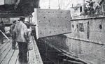 15 ton block of armour plate for battleship 