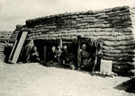Australian Trench Shelter, Fleurbaix, June 1916 