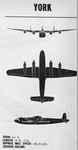 Plans of Avro York 