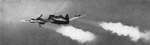 Bristol Beaufighter firing rockets