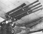Bristol Beaufighter rocket rails