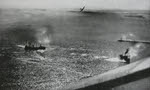 Beaufighters attacking German shipping off southern France 