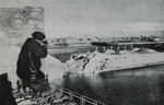 Belgian Interior Forces clearing docks at Ostend 