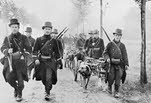 Belgian troops with Maxim Machine Guns, 1914