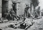 British and German Wounded near Caumont 