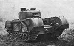 Churchill Mk V from front 