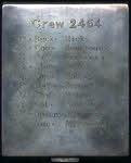 Crew 2464, 565th Bombardment Squadron, Cigarette Case (Rear)