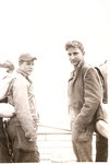 Don Hoffman and Benny J. Hangartner on RMS Queen Elizabeth 