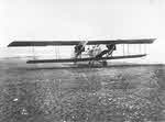 Curtiss Twin JN Landplane from the front 
