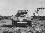 Daimler Armoured Car Mk.I front on 