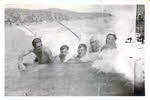 Dennis Burt and friends swimming in Mediterranean