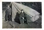 Dennis Burt's Tent, France 1945 (1 of 3) 