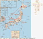 Map showing Operation Ketsu-Go, August 1945. 