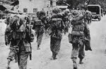 East Yorkshire Regiment approaching Rangoon 