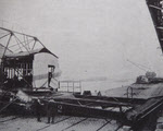 Damaged Electric Cranes, Ostend Harbour, 1918 