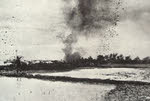 Explosion on way to Rangoon 