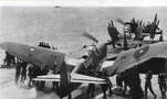Fairey Firefly on HMS Indefatigable, January 1945