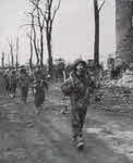 French-Canadian troops in Emmerich, 1945 