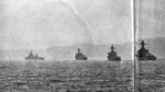 Four Free French Cruisers return to Toulon, 1944 