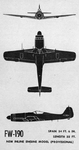 Plans of the Focke Wulf Fw 190D 