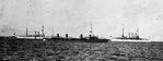 USS Galveston, USS Bainbridge and USS Saratoga 