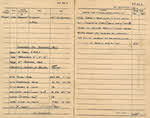 Log book for Lt D.W. Gay - 27 January 1945 and Summary 