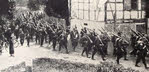 German infantry on the march, c.1914