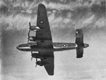 Handley Page Halifax Mk VIII from below 