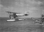 Avro Lincoln of No.100 Squadron landing at Tengah (1 of 2) 