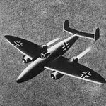 Sketch of Heinkel He 280 
