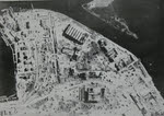 Heinkel's Warnemunde factory after a raid, April 1944 