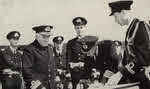 Rear Admiral G. Muirhead-Gould witnesses surrender of Heligoland 