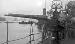 QF 12-pounder gun on HMAS Huon 