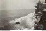 HMAS Vendetta firing a torpedo 