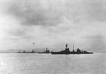 HMS Agincourt and HMS Erin at Scapa Flow, 1918 