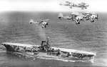Flight of Fairey Swordfish of No.820 Squadron, HMS Ark Royal 