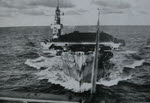 HMS Chaser from a Swordfish taking off 