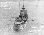 Rear view of HMS Dauntless