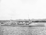 HMS Diomede in the Panama Canal 