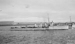 HMS Octavia leaving Invergordon 