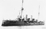 HMS Pyramus from the left 