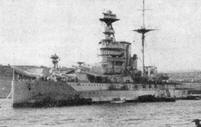 HMS Queen Elizabeth between her two refits