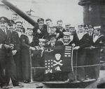Crew of HMS Ultimatum after patrol 