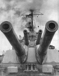 HMS Warspite 15in guns