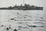HMS Wren rescuing crew of U-608 