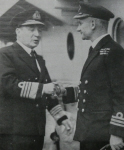Admiral Max Horton and Commander D.E.G. Wemyss 