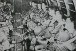Paratroops Inside C-47 before Operation Dragoon 