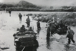 US Jeeps fording the Moselle 