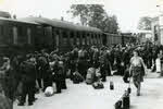 Train at Jessheim Station, 17 July 1945 