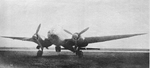 Junkers Ju 188 on the ground from the front 